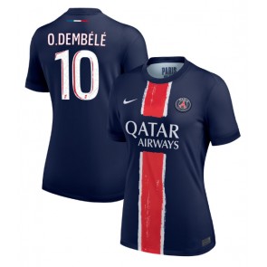 Paris Saint-Germain Ousmane Dembele #10 Dámské Domácí Dres 2024-25 Krátký Rukáv